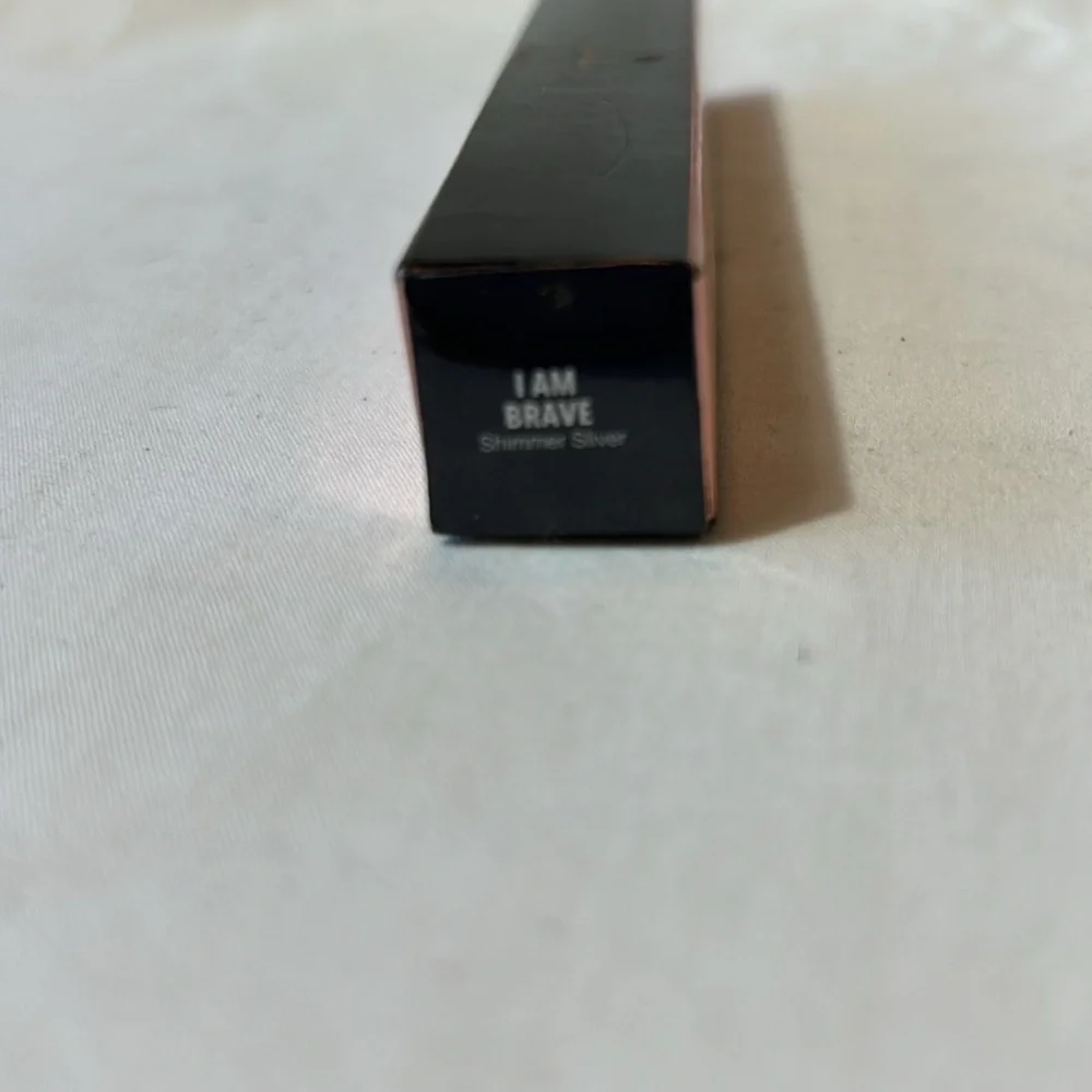 RealHer High Shimmering Lip Gloss- I Am Brave-ShimmerSilver  NIB